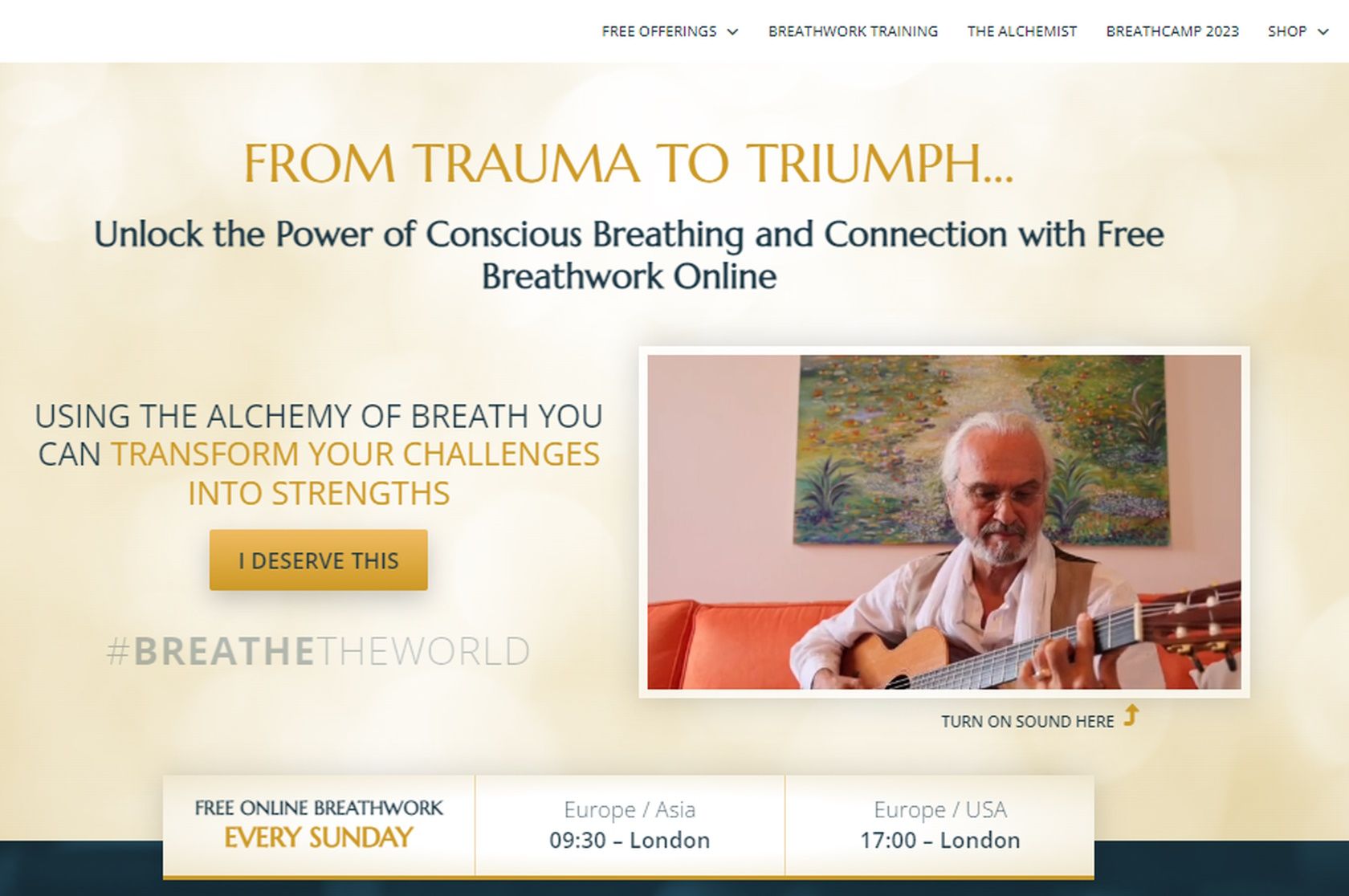 Alchemy of Breath free breathwork course online