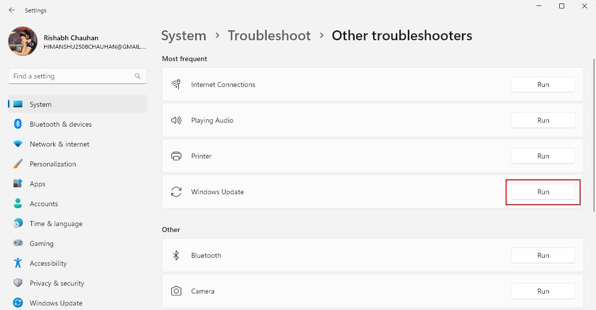 All Windows Troubleshooters