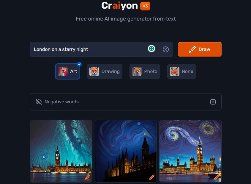 An AI image generated using Craiyon