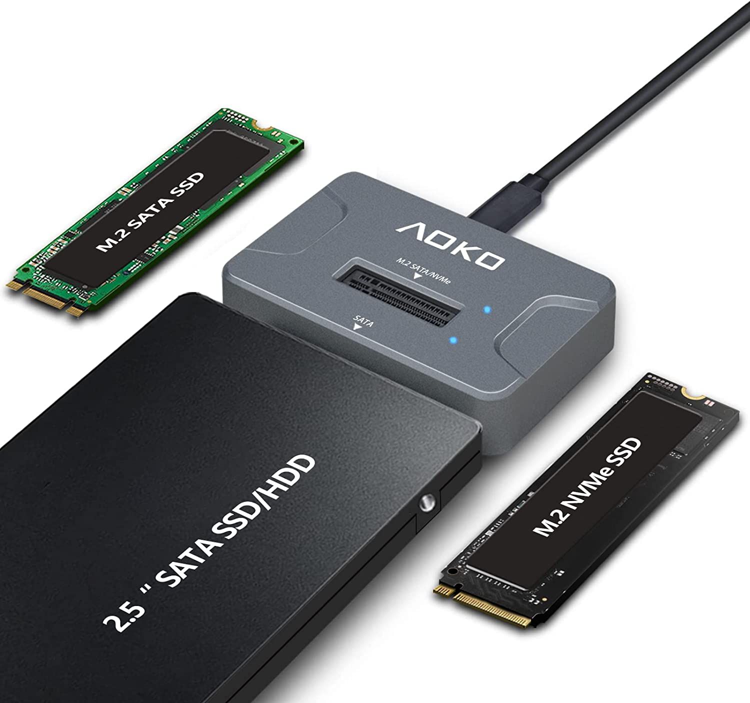AOKO M.2 to USB Docking Station