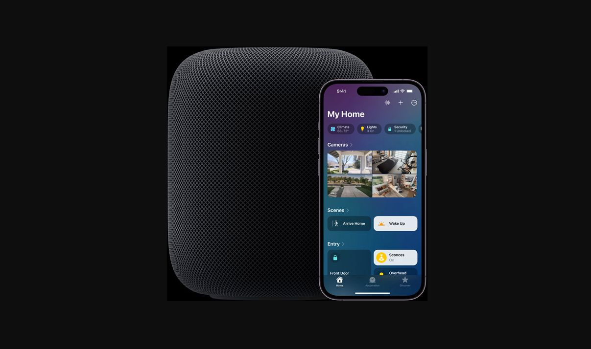 Apple Homepod home app 