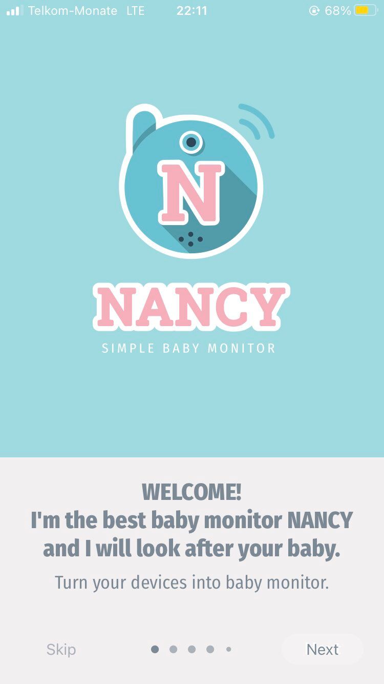 Baby Monitor app introduction