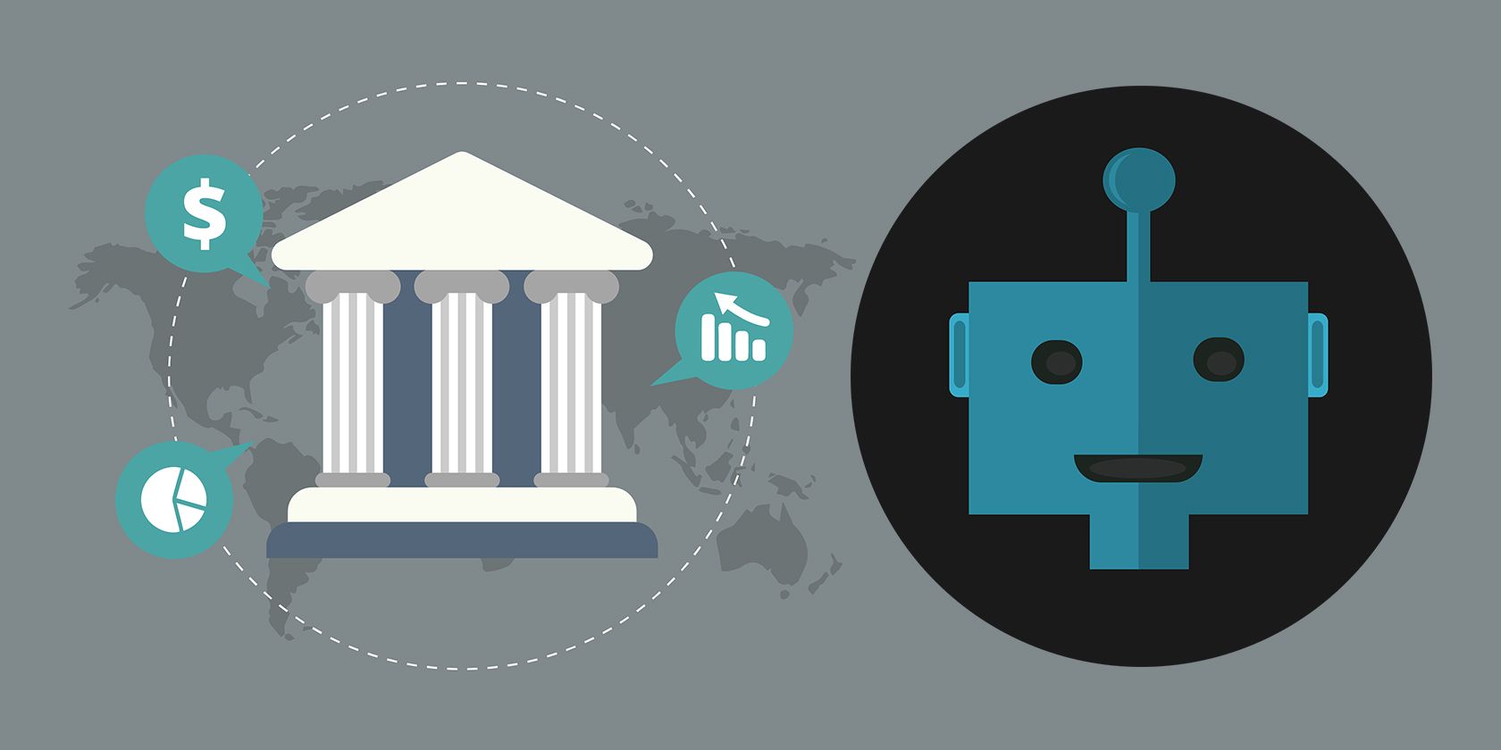 Banking and AI illustration