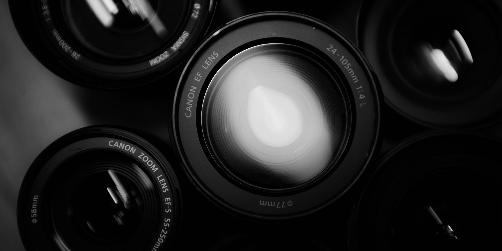 Canon lenses pointing up