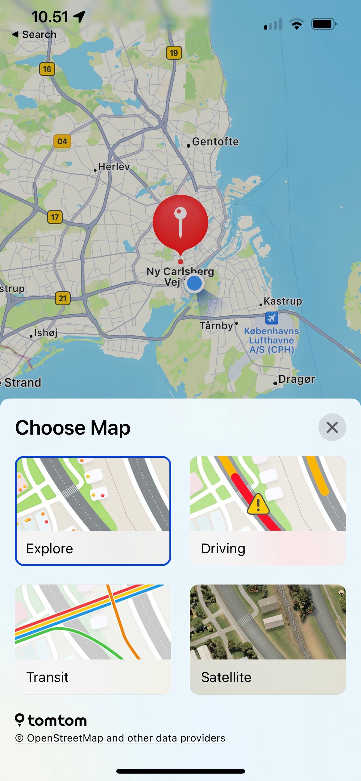 Change Maps in Apple Maps