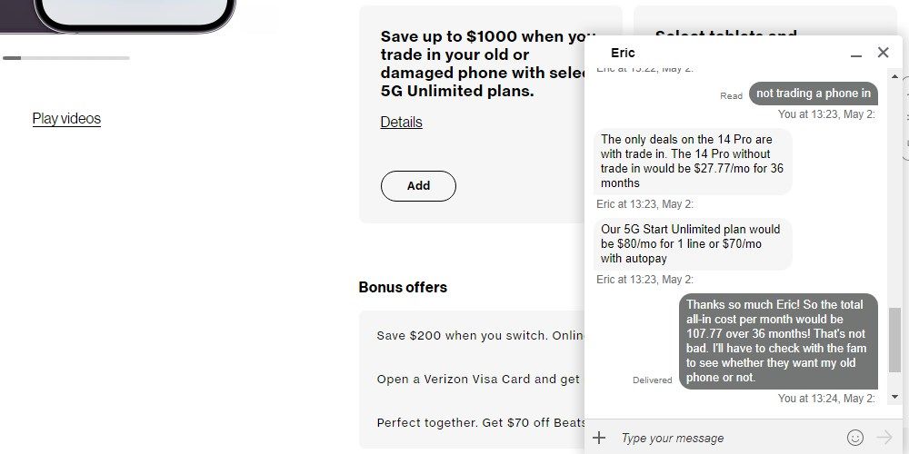 chat-with-verizon-employee-about-post-paid-plans-cost