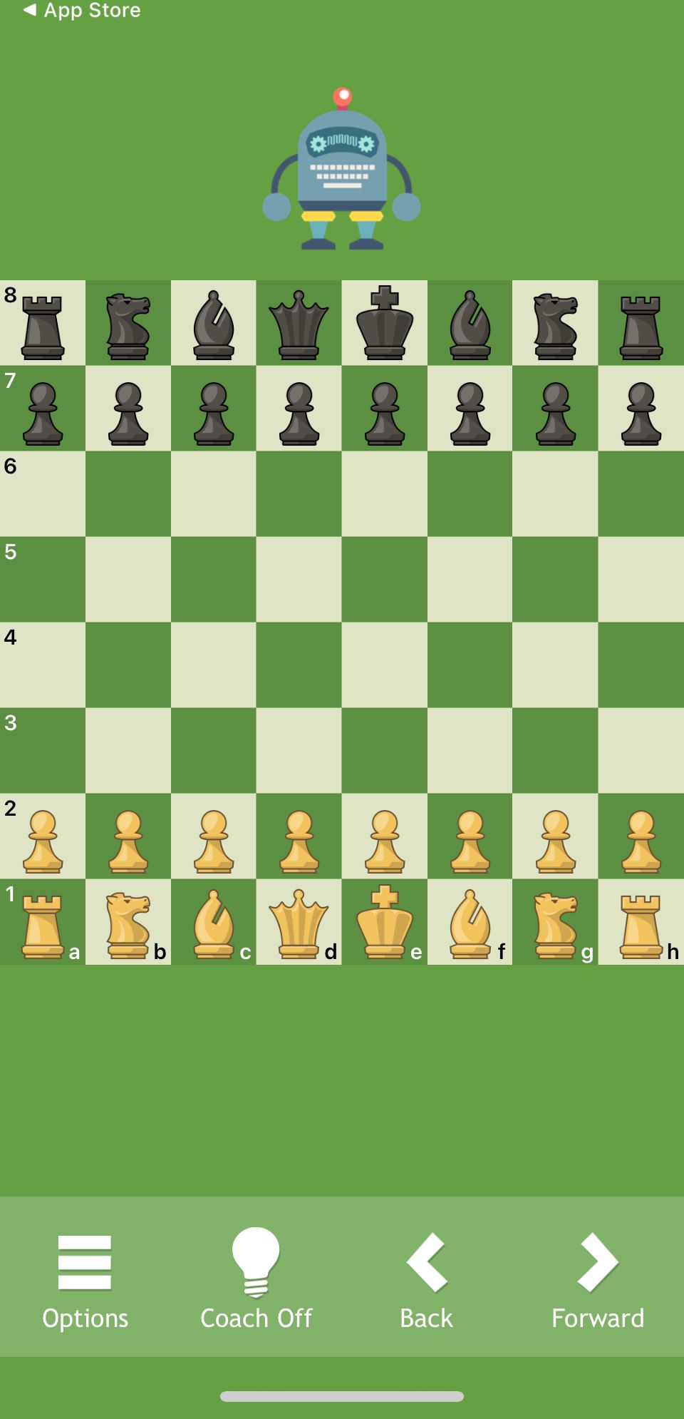 playing against a bot in Chess kids