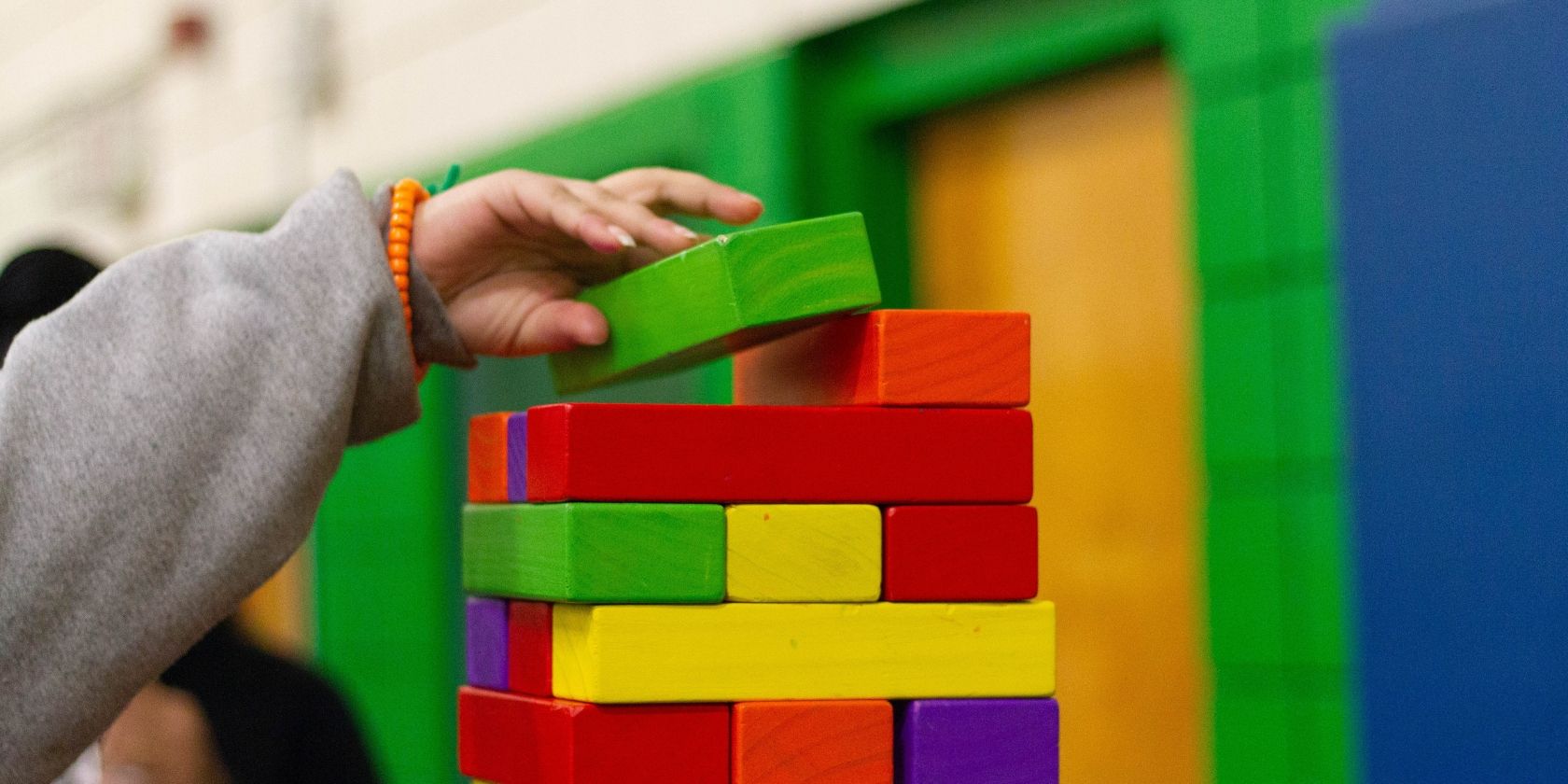 colourful stack of blocks