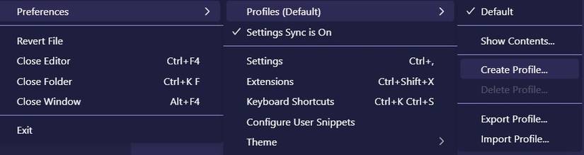 Exploring the New Profiles Templates in Visual Studio Code