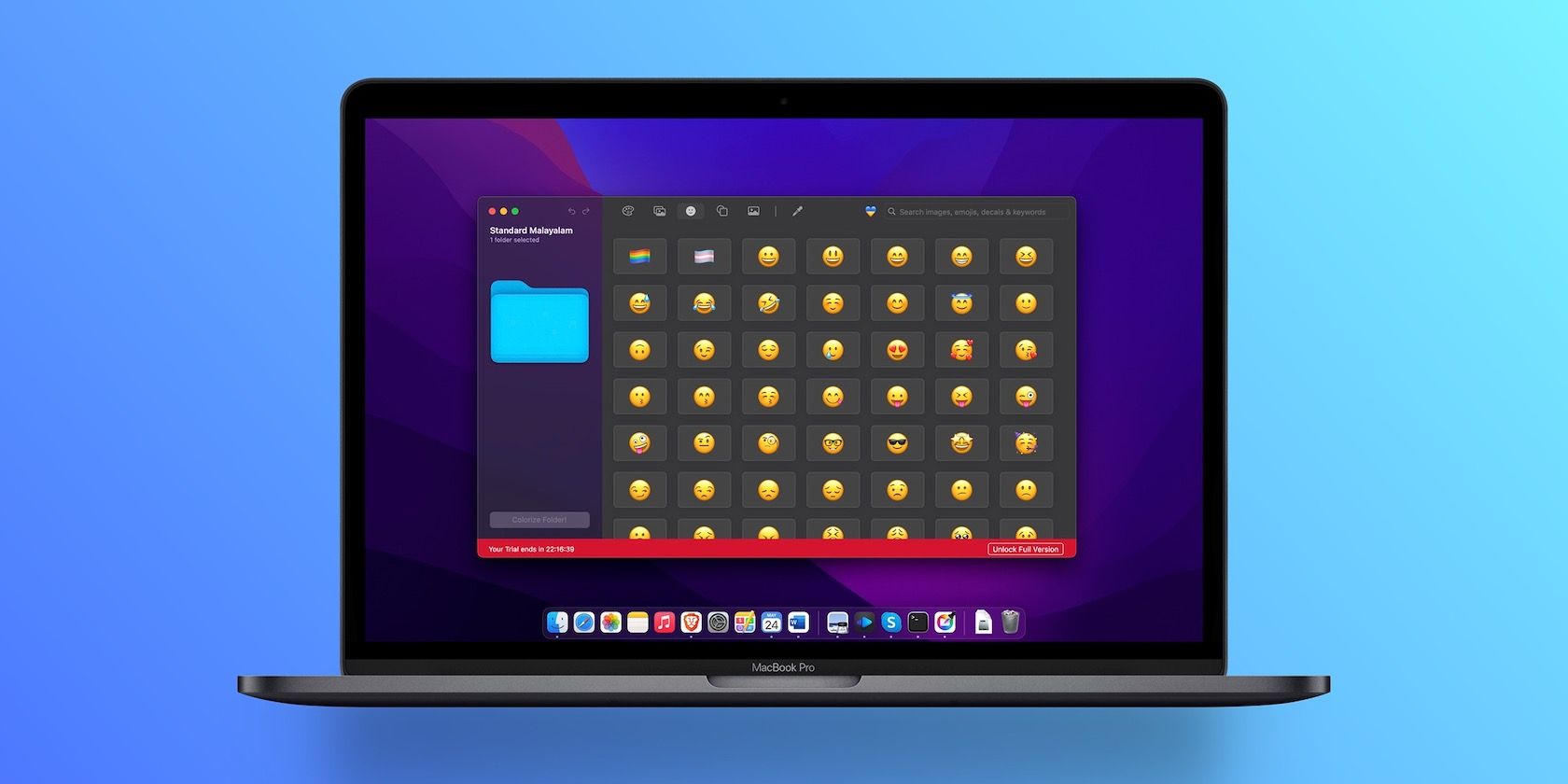 customizing folder icons on macbook pro