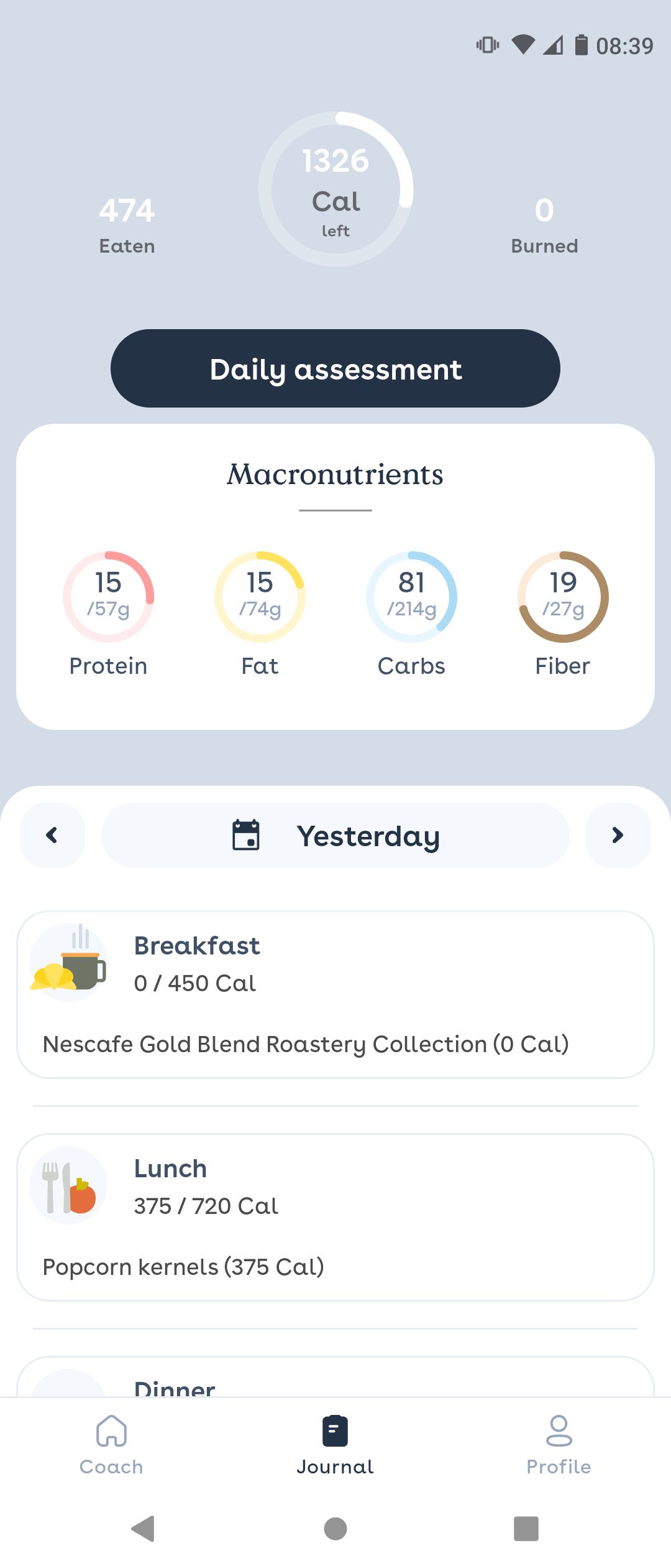 Daily Food Ingredient Checker on Foodvisor