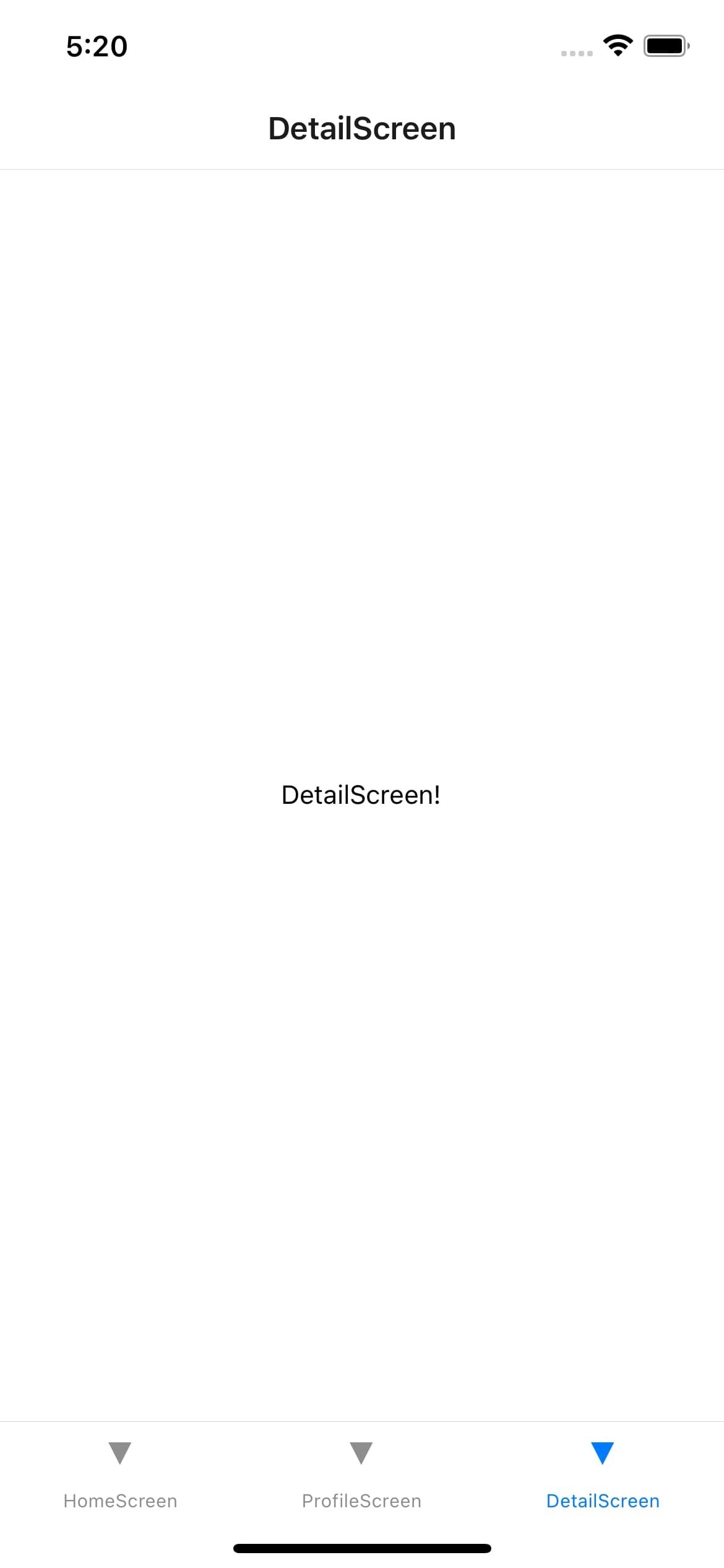 اسکرین شات تب Detailscreen در اپلیکیشن موبایل