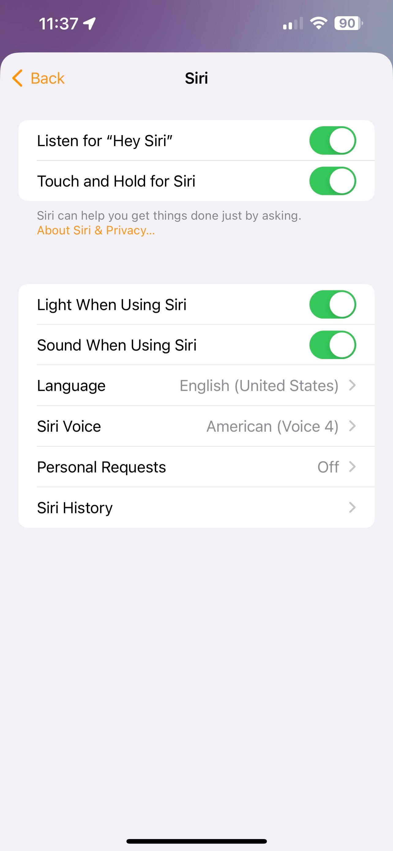 iOS 16 Home App ecobee Thermostat Siri Settings