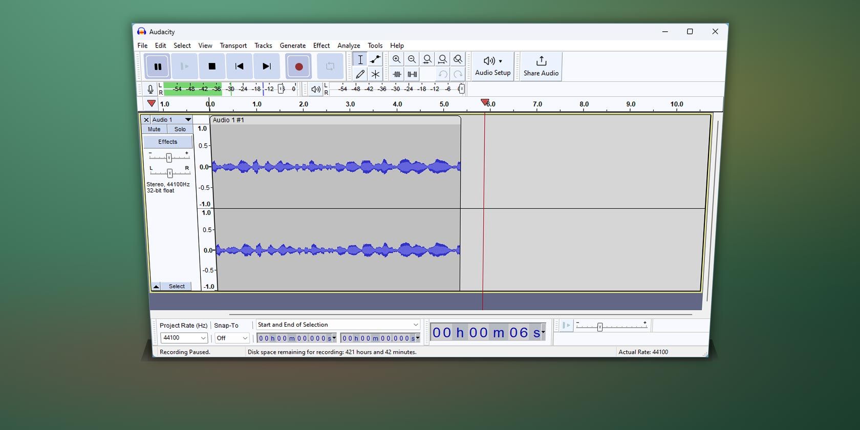 Featured Audacity Noise Activated Recording