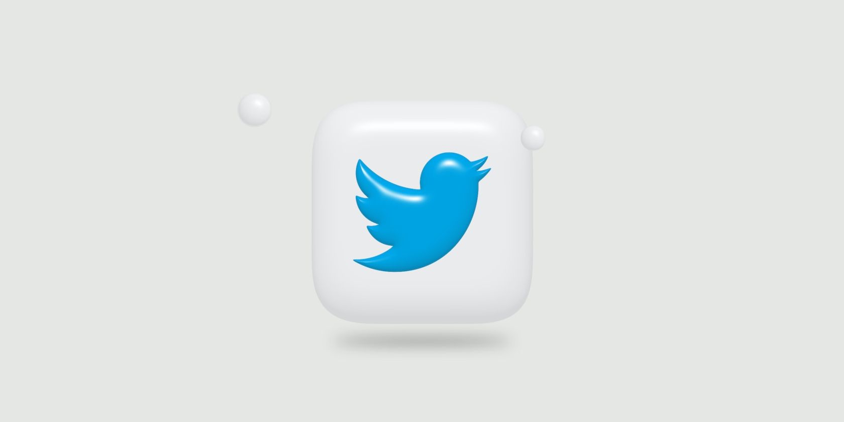 Floating Twitter Logo