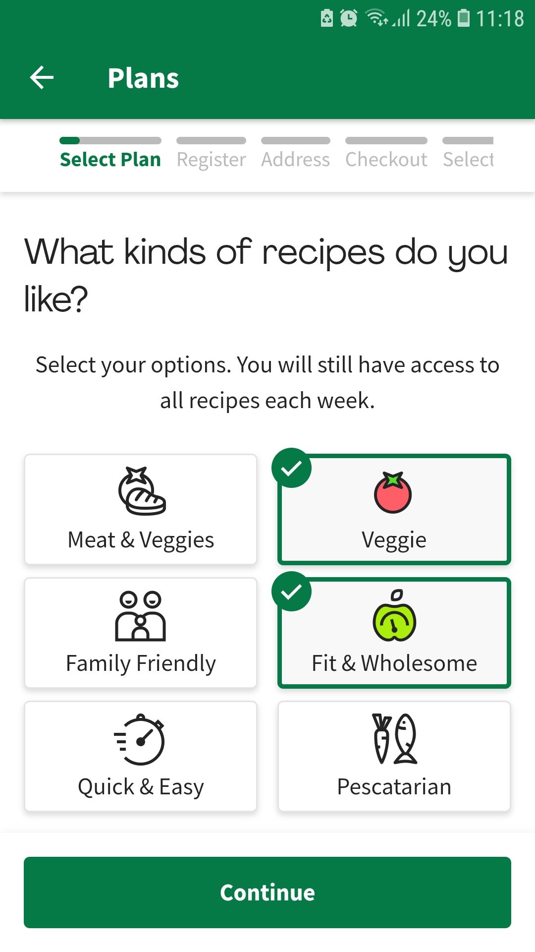 برنامه های غذایی HelloFresh
