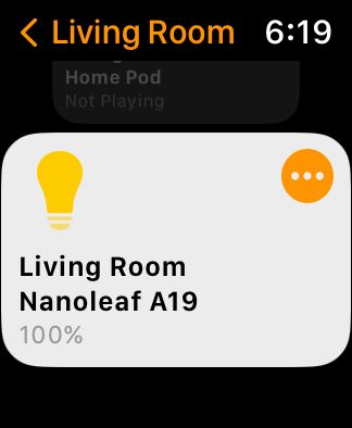 HomeKit Adaptive Lighting watchOS 9