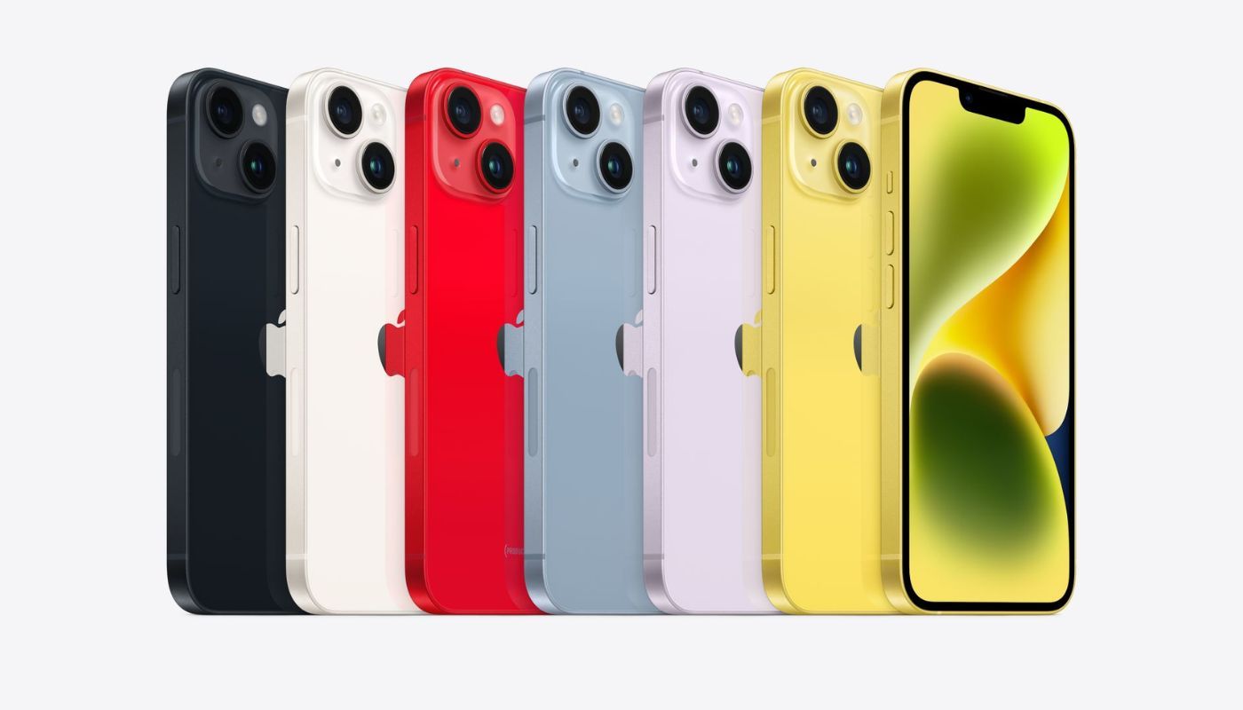 iPhone 14 Plus in all colors