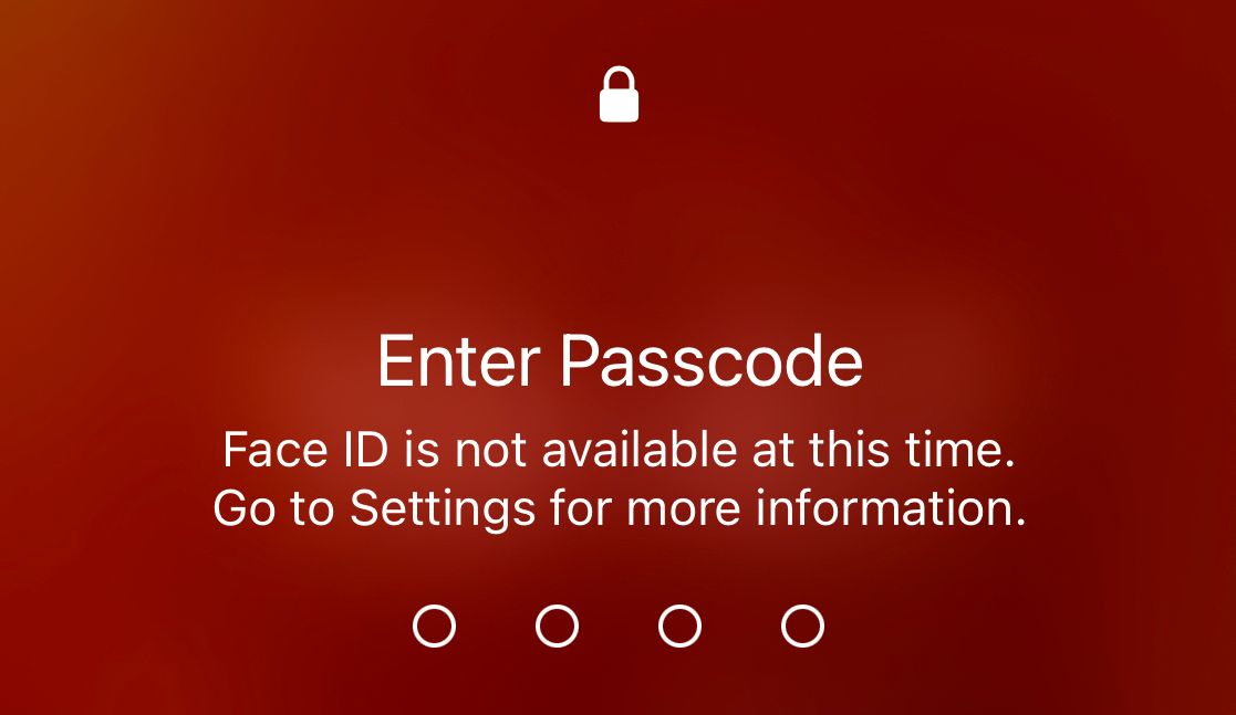 پیام آیفون با Face ID در صفحه قفل موجود نیست