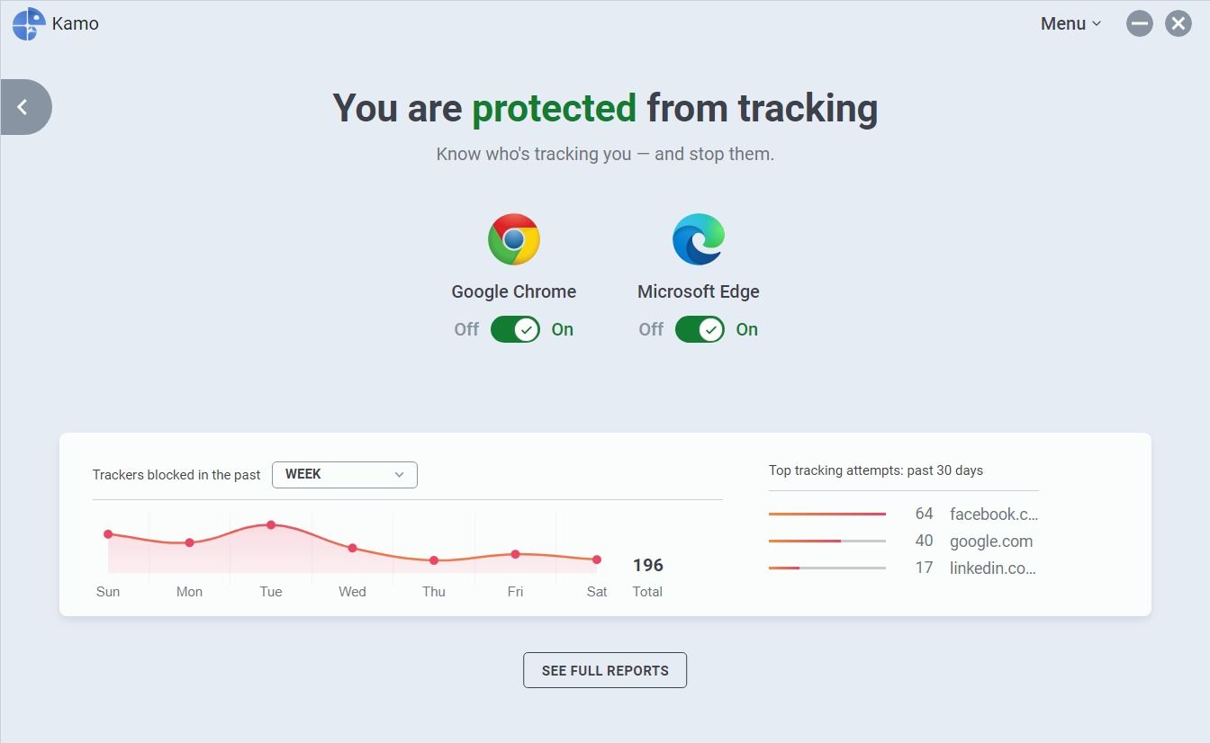 Kamo's Tracking protection 