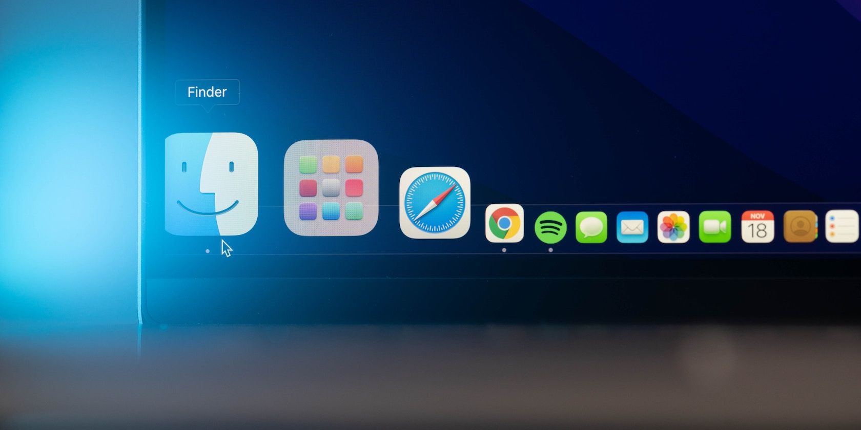 Finder app on Mac's Dock