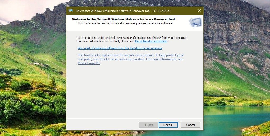 Alat Penghapus Perangkat Lunak Berbahaya Microsoft Windows