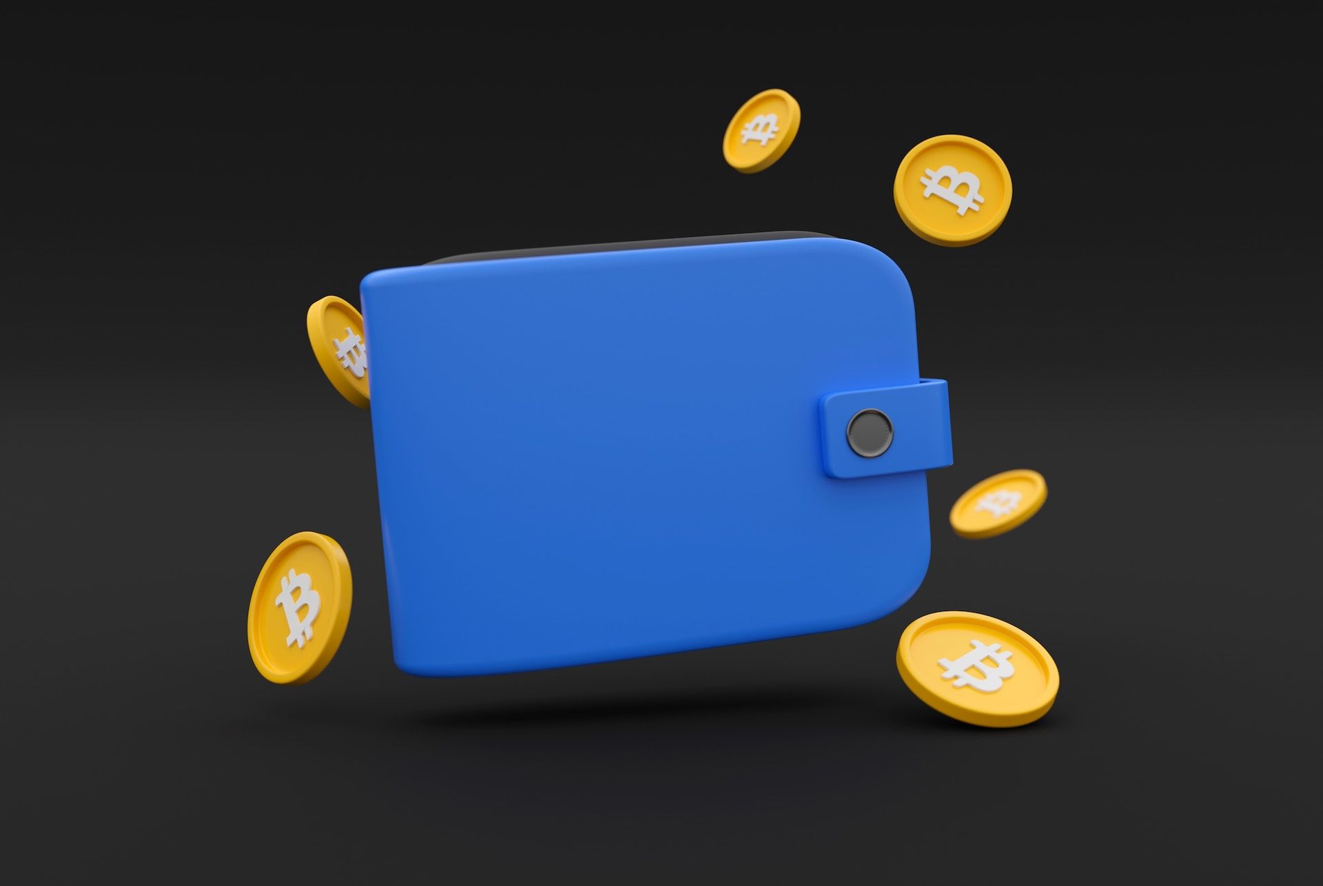 کیف پول آبی با بیت کوین