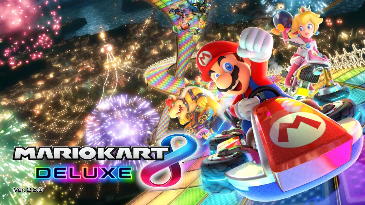 تصویری از منوی اصلی Mario Kart 8 Deluxe در نینتندو سوییچ