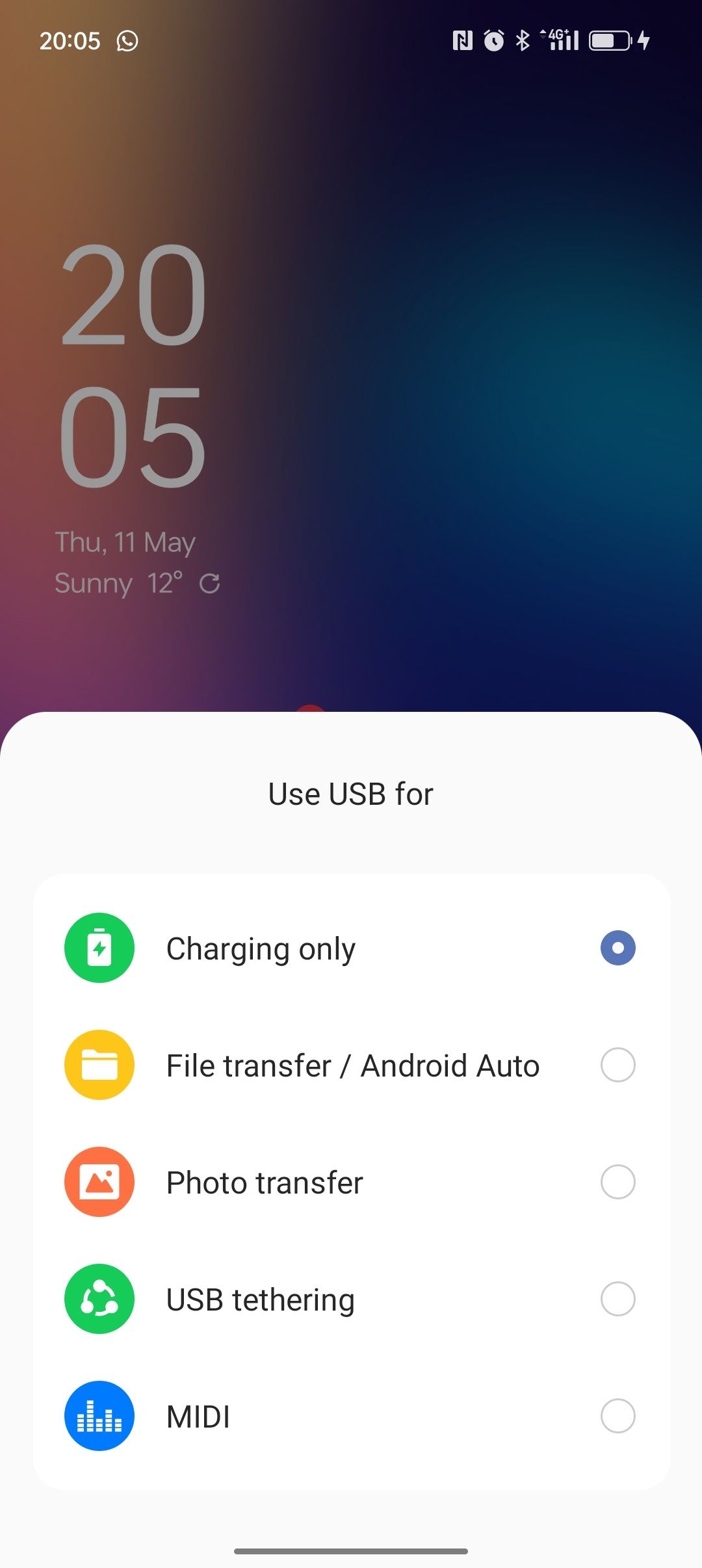 Enable USB tethering on Android