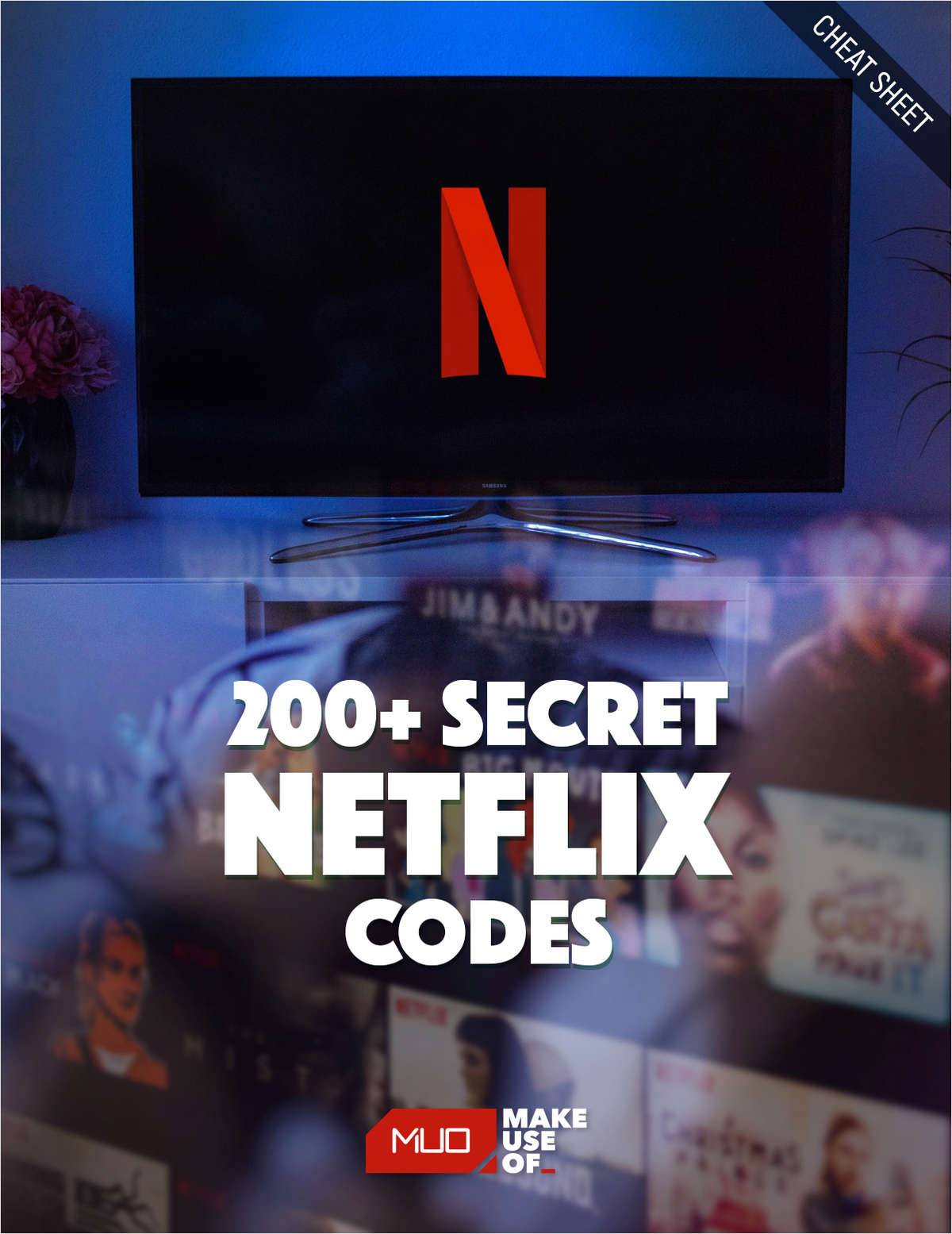 Netflix Secret Codes