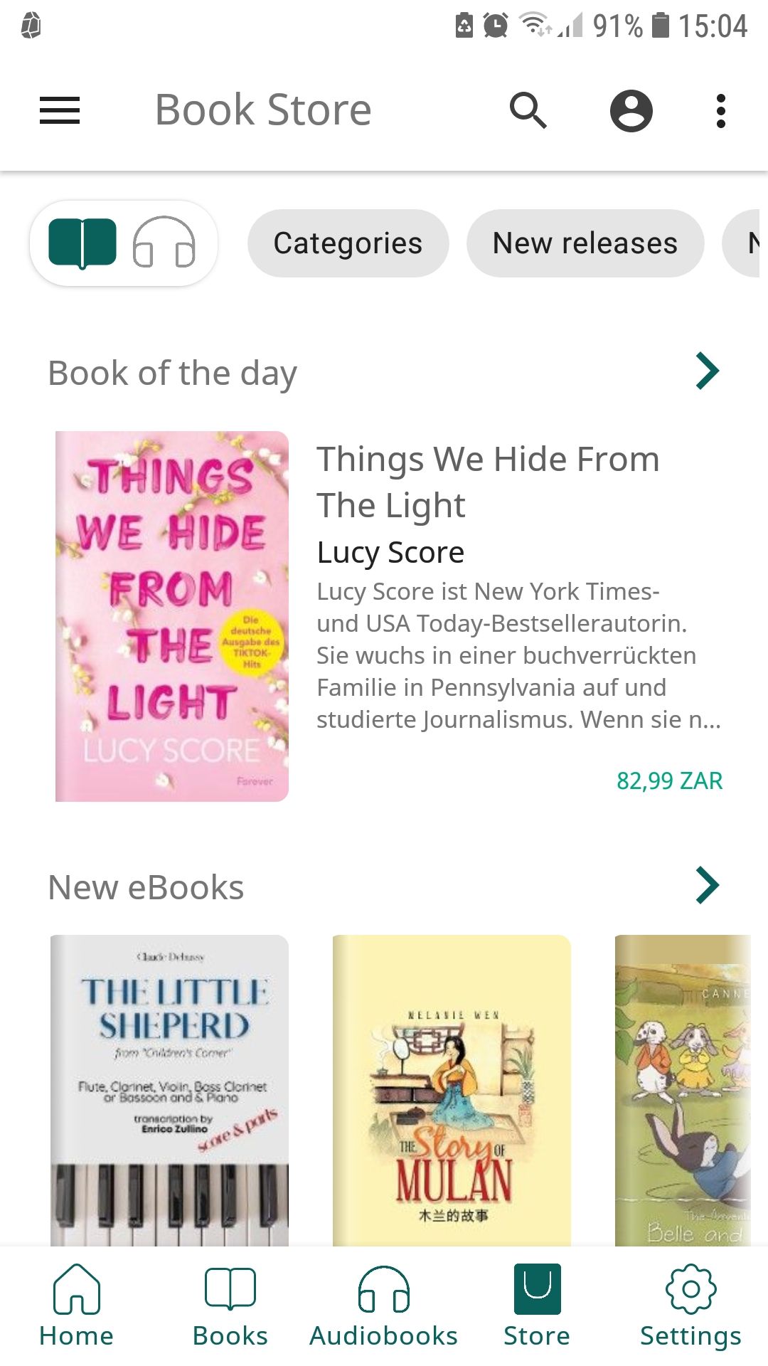 فروشگاه کتاب اپلیکیشن PocketBook reader