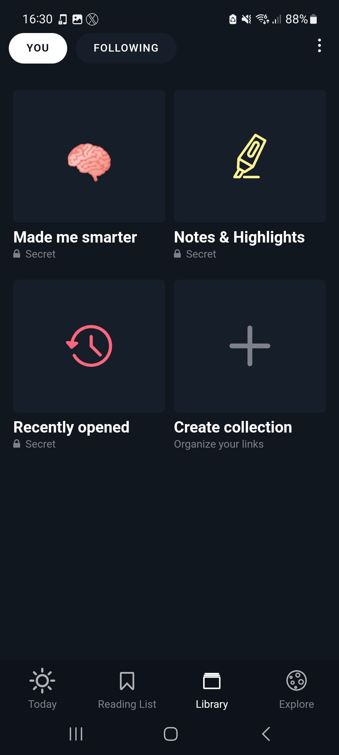 Refind Library tab with Notes and Highlights feature