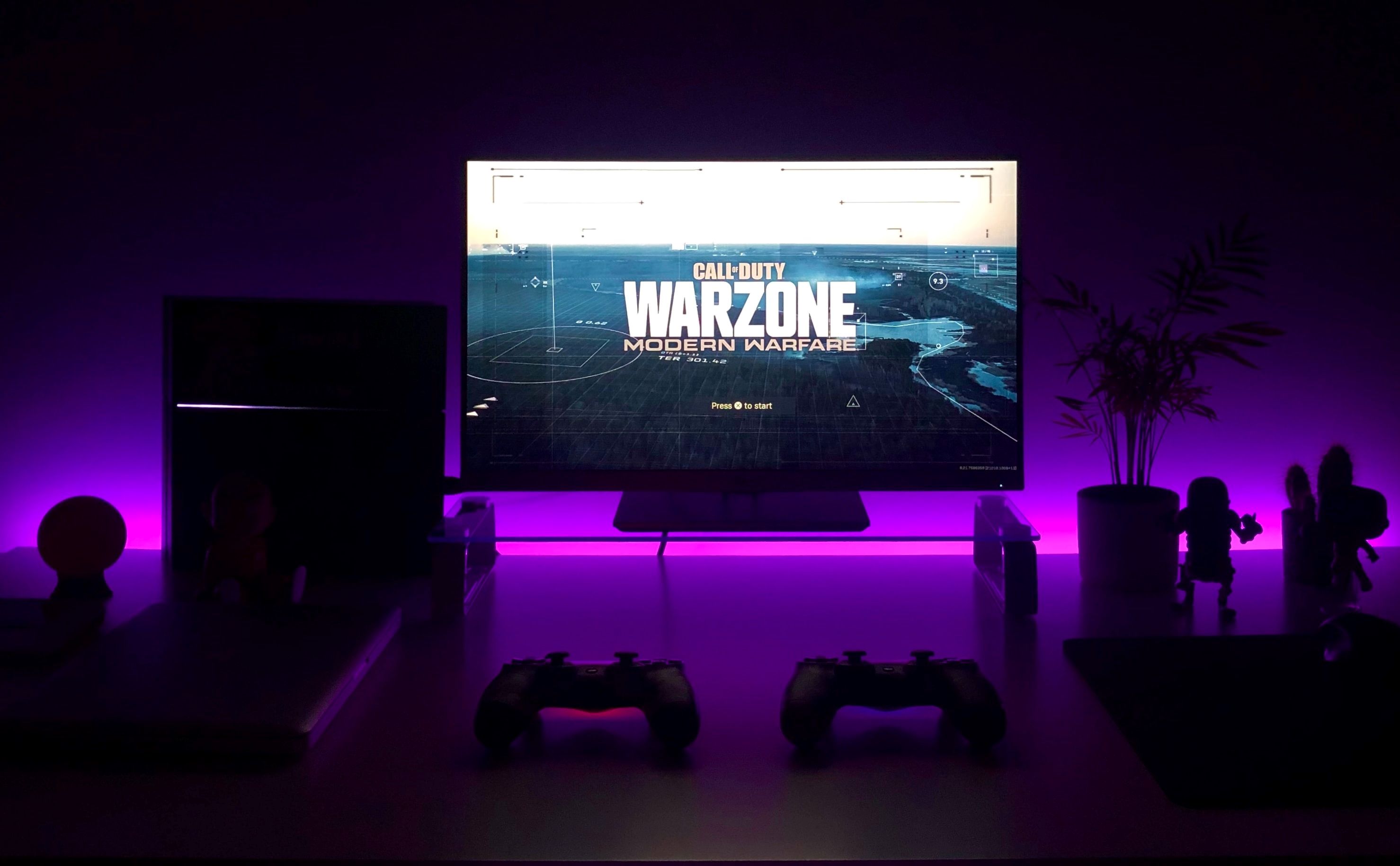 Warzone being played on a PC