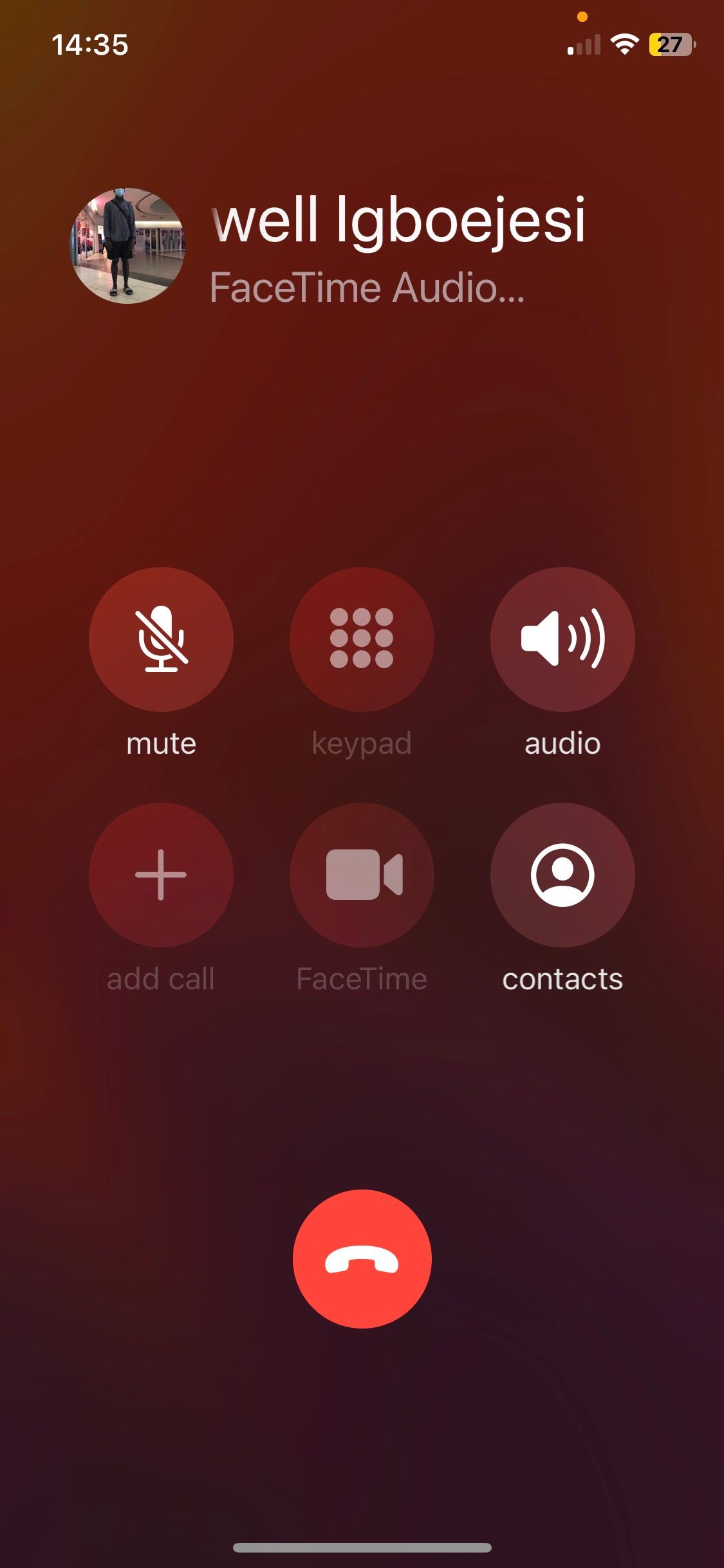 زنگ تماس صوتی FaceTime در آیفون