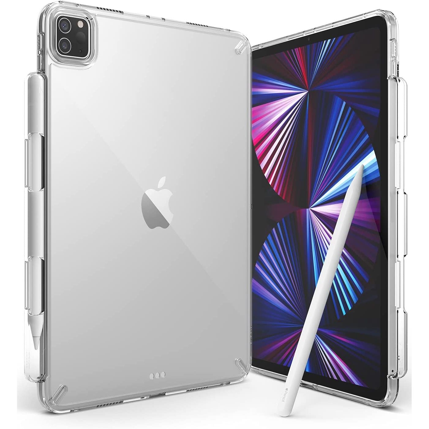 Render of the Ringke Fusion Case + Pencil Holder for 11-inch iPad Pro