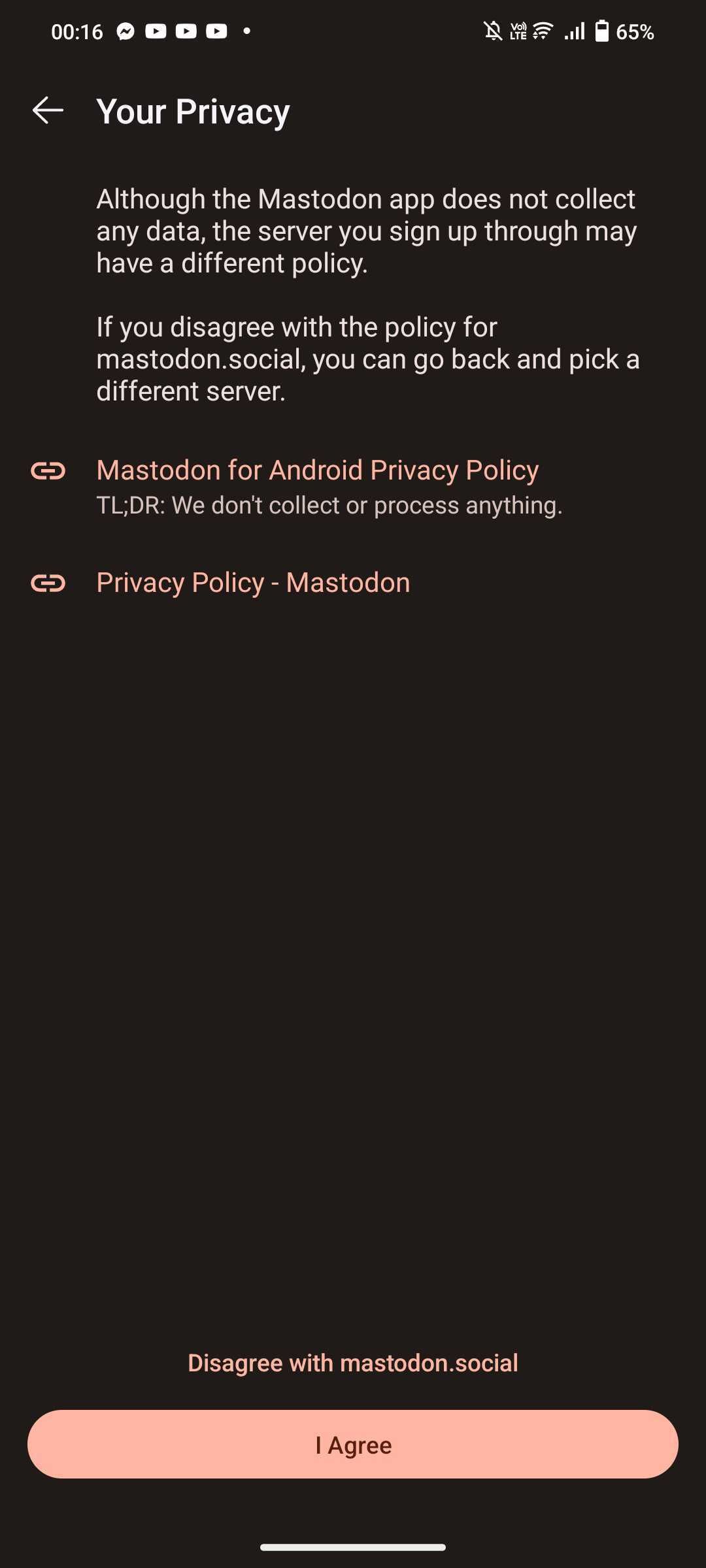 mastodon.social privacy policy