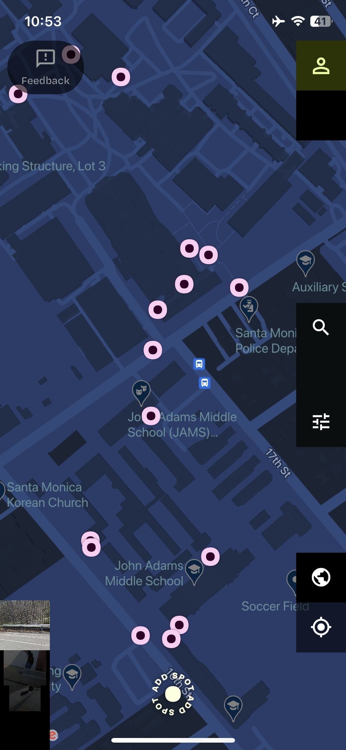 Shredspots app Nearby Skate Spots