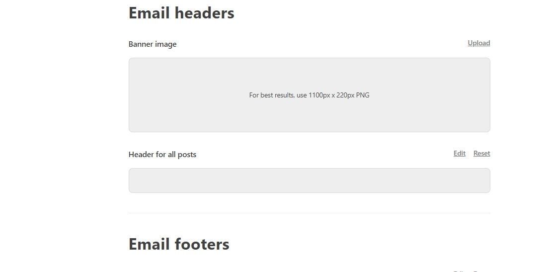 substack email header settings