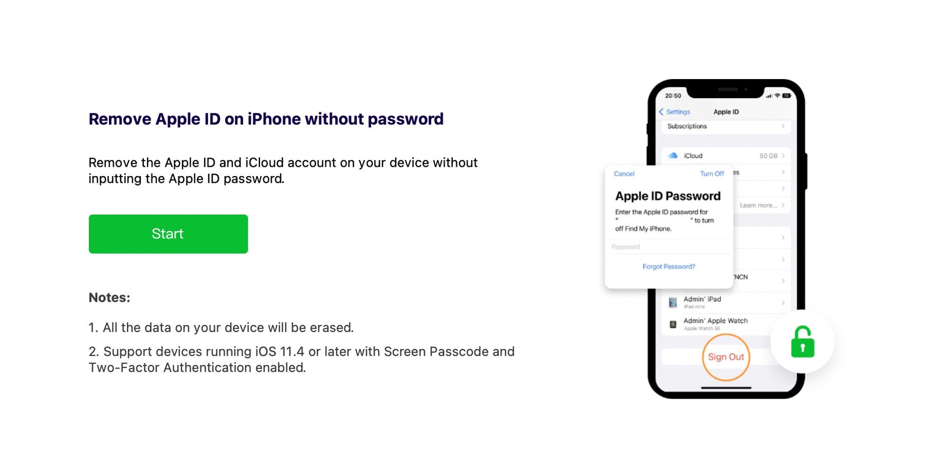 unlockit iphone حذف اپل آیدی بدون رمز