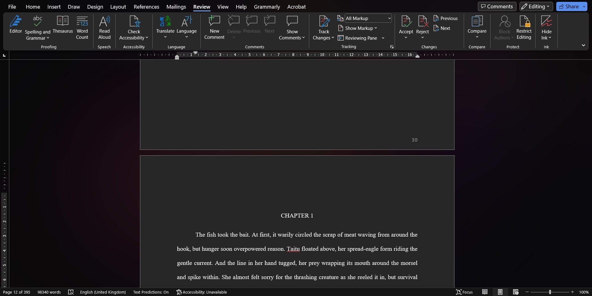استفاده از مایکروسافت ورد روی دسکتاپ برای نوشتن کتاب