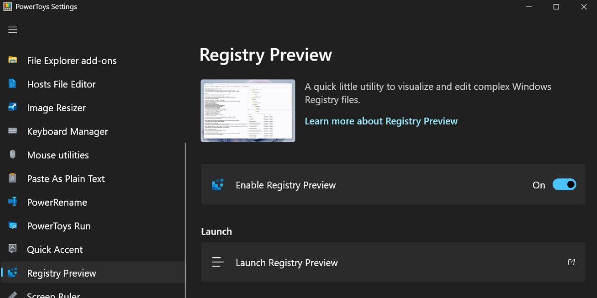 View the Registry File Contents Using PowerToys 1