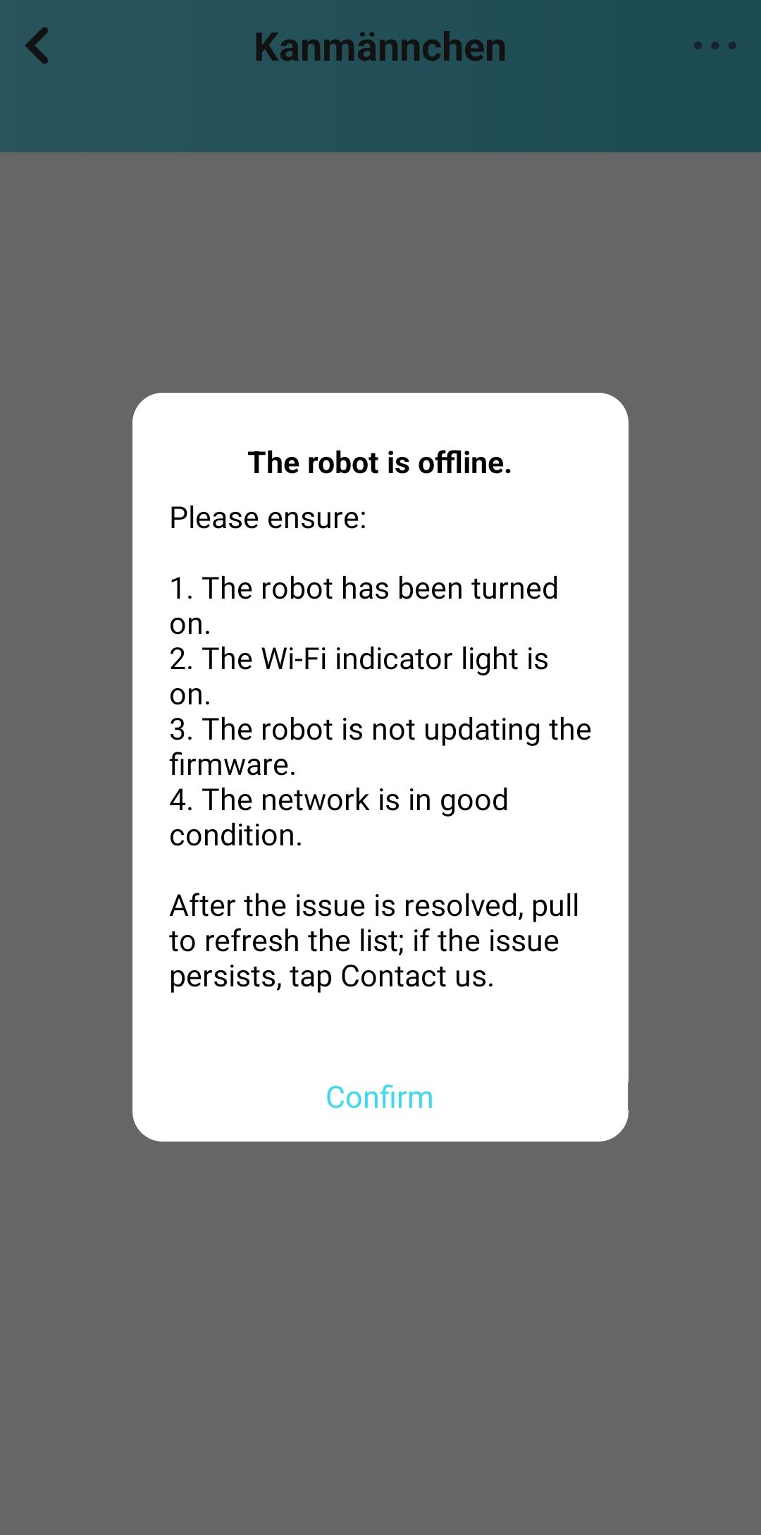 Yeedi App 15 Robot Offline-1