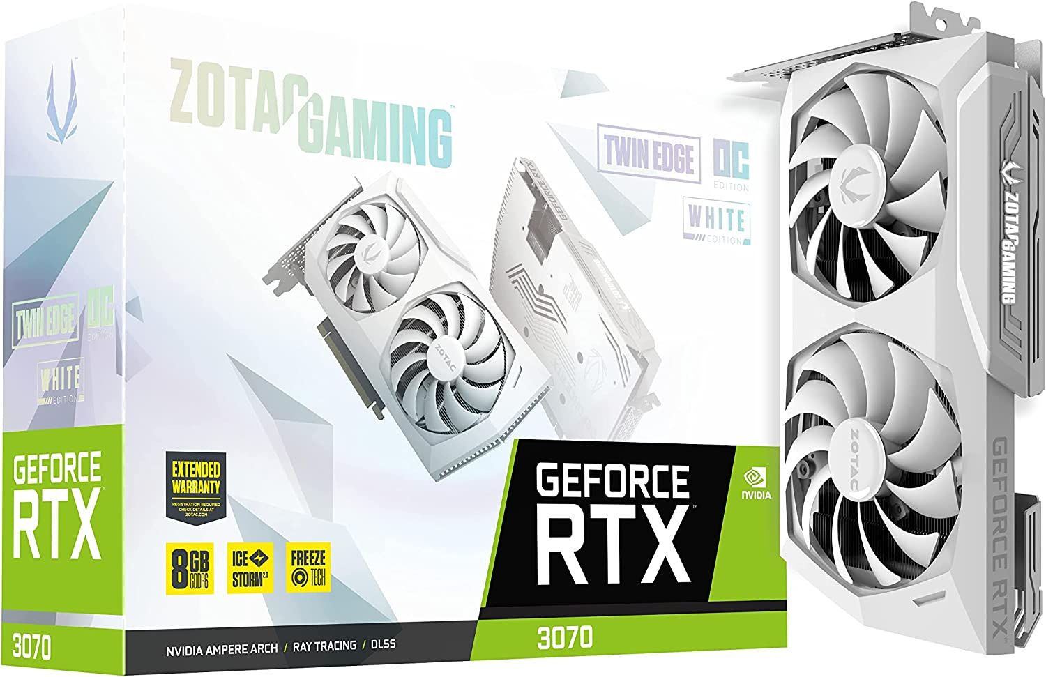 ZOTAC GAMING GeForce RTX 3070 Twin Edge OC White Edition