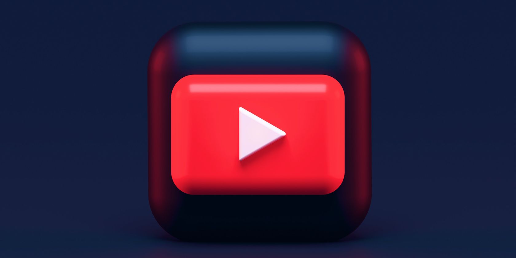 Nghệ thuật 3D của logo YouTube