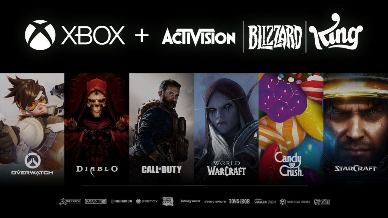 Một hình ảnh quảng cáo của các studio Xbox sẽ có được trong thương vụ mua lại Activision Blizzard