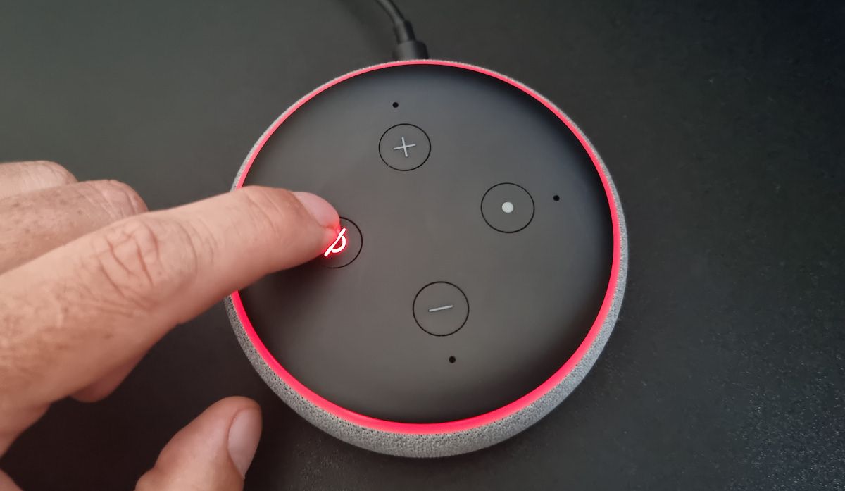 Turning off the Alexa red ring light