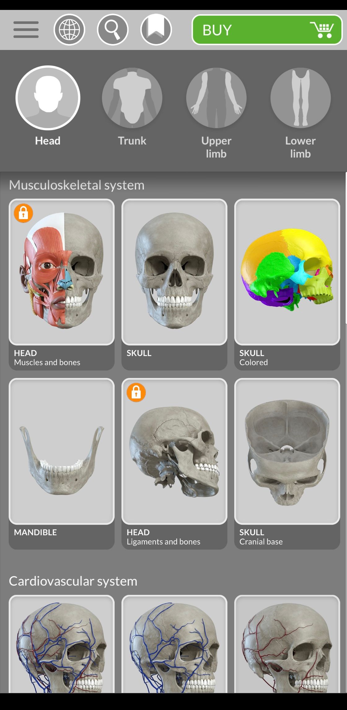 صفحه اصلی Anatomy 3D Atlas