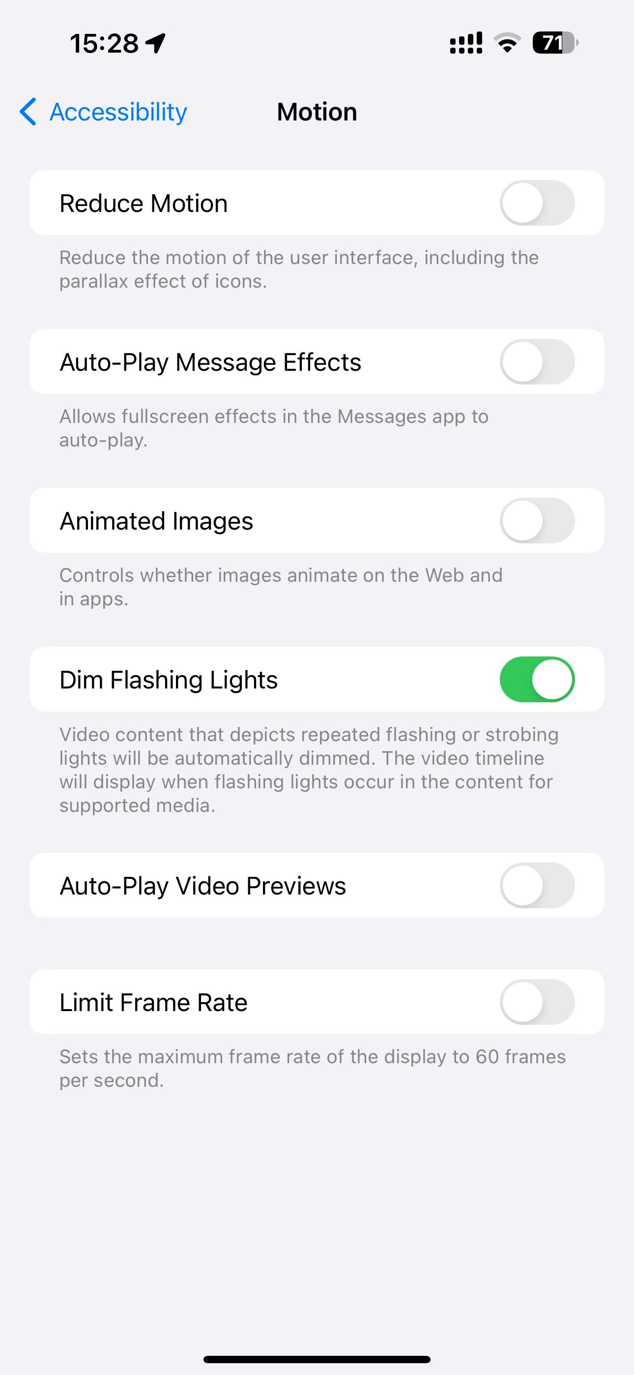 How to Set Apple Devices to Automatically Dim Flashing Lights in Videos