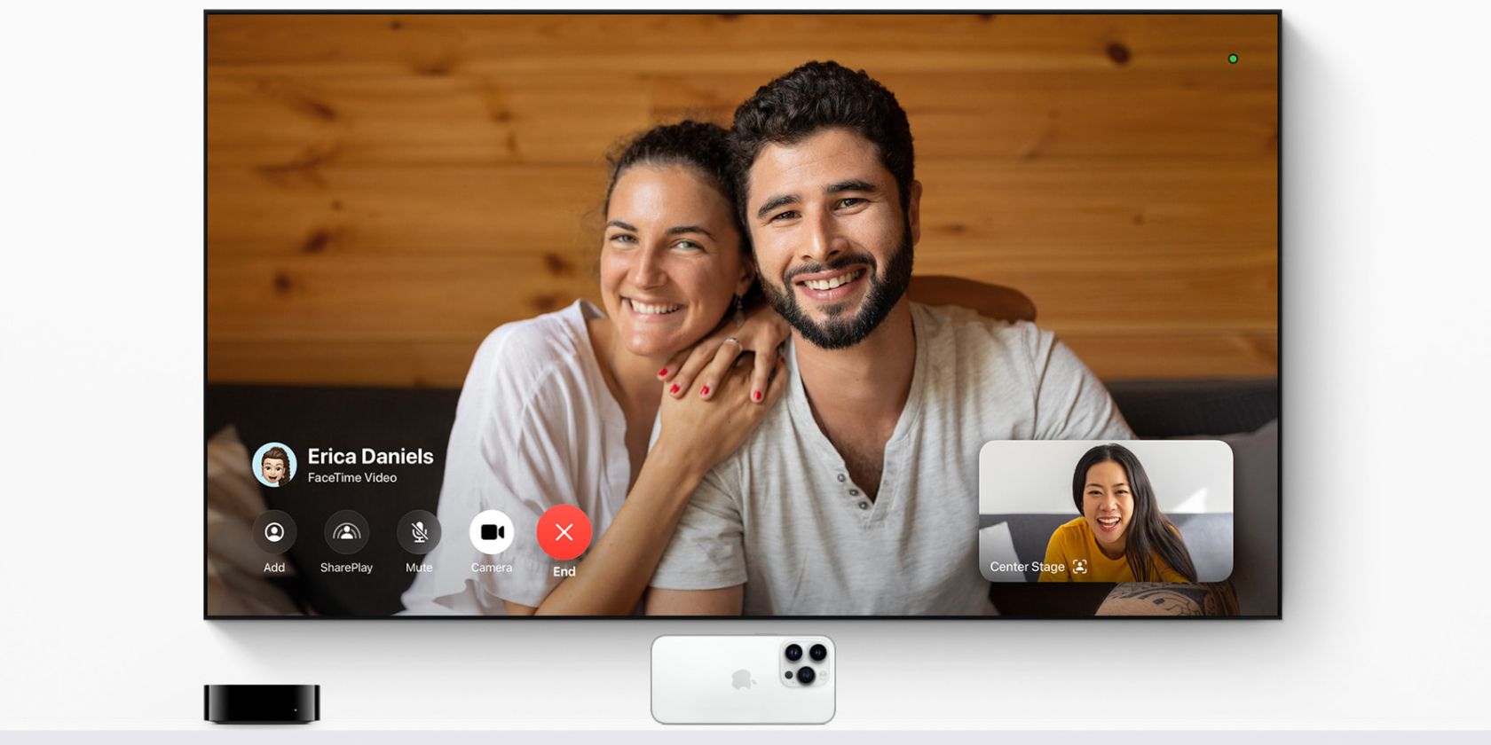 Using FaceTime on Apple TV via Continuity Camera on iPhone