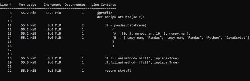 Memory Function Code How to Find the Memory Consumption Profile of Your Python Code